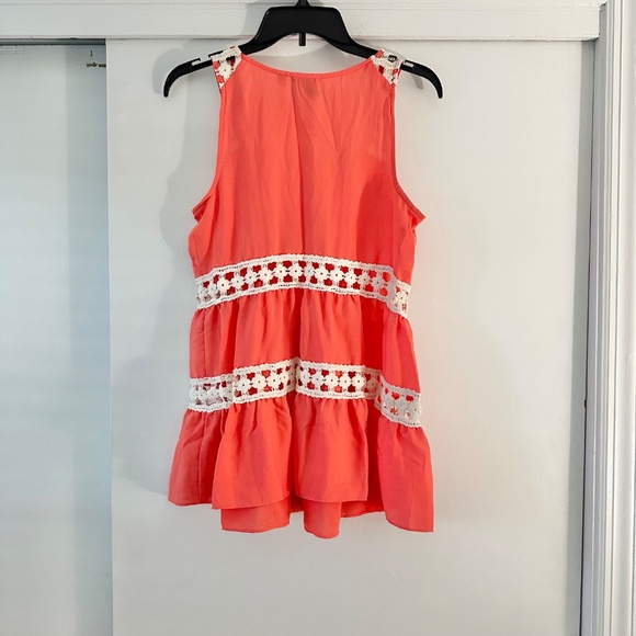 Anthropologie Coral Crochet Tank - Picture 6 of 6